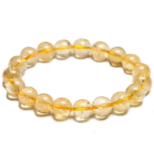 Citrine Bracelets  For Women Men Beads Bracelet