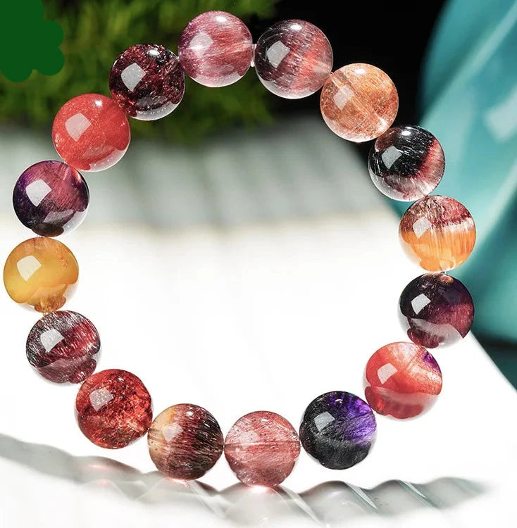 Crystal Golden Strawberry Fanta Color Bracelet