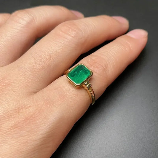 A turquoise crystal ring known for its protective properties and striking blue color